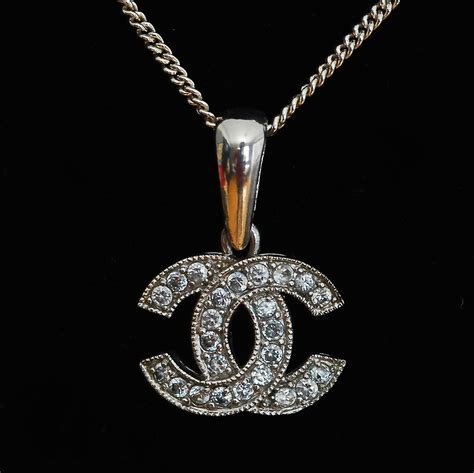 mens chanel necklace|Chanel long necklace with logo.